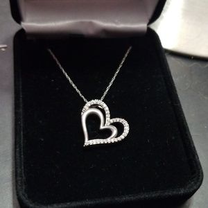 Diamond Heart Necklace 1/4 ct.
